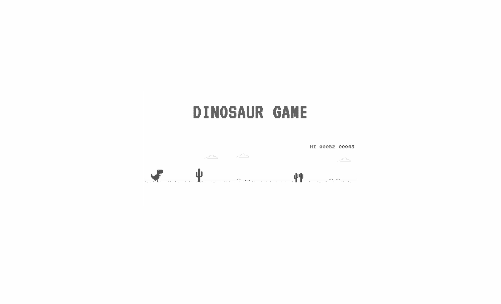 Dinosaur Game