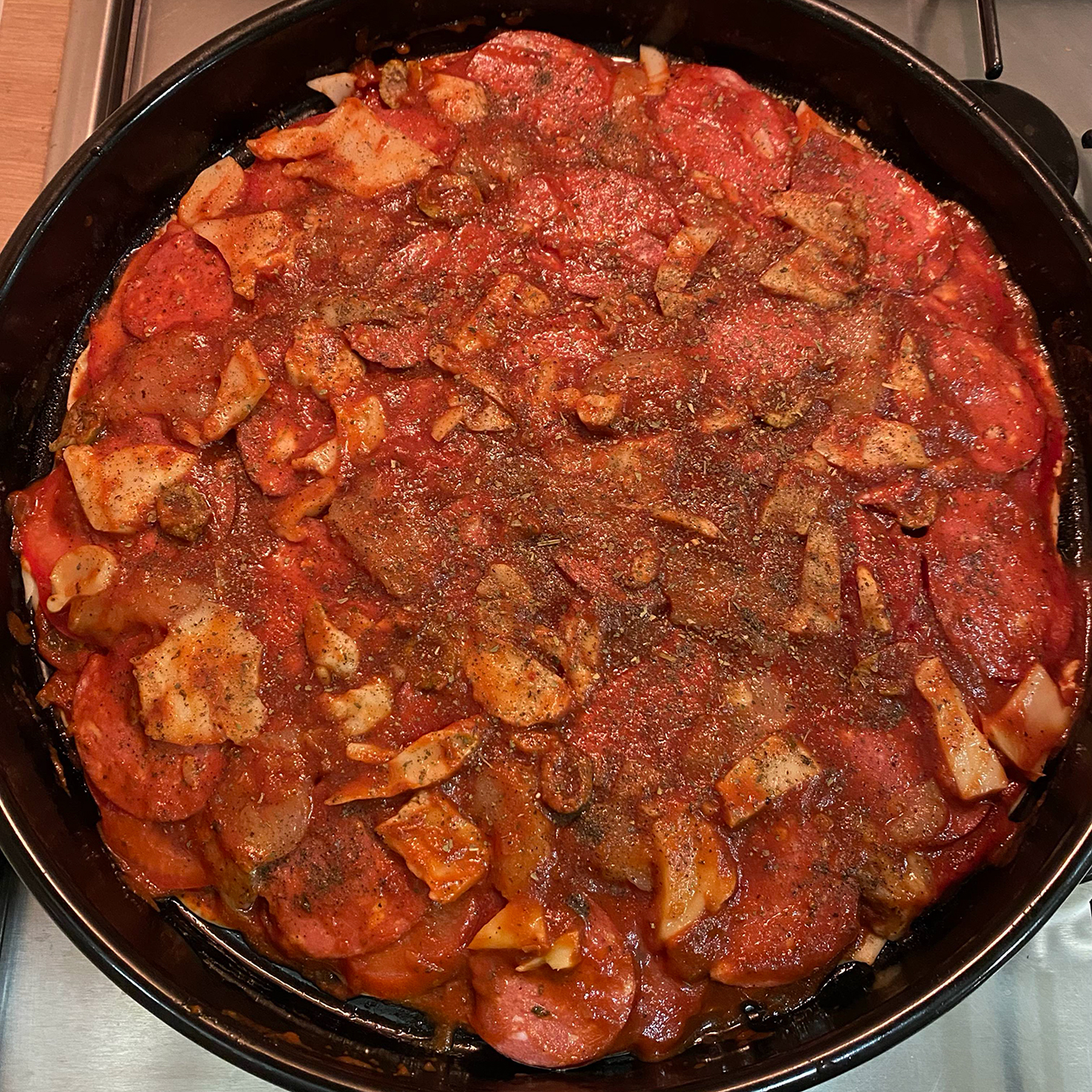 Финальная заготовка, которая отправится в печь