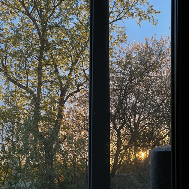 Вид из окна квартиры