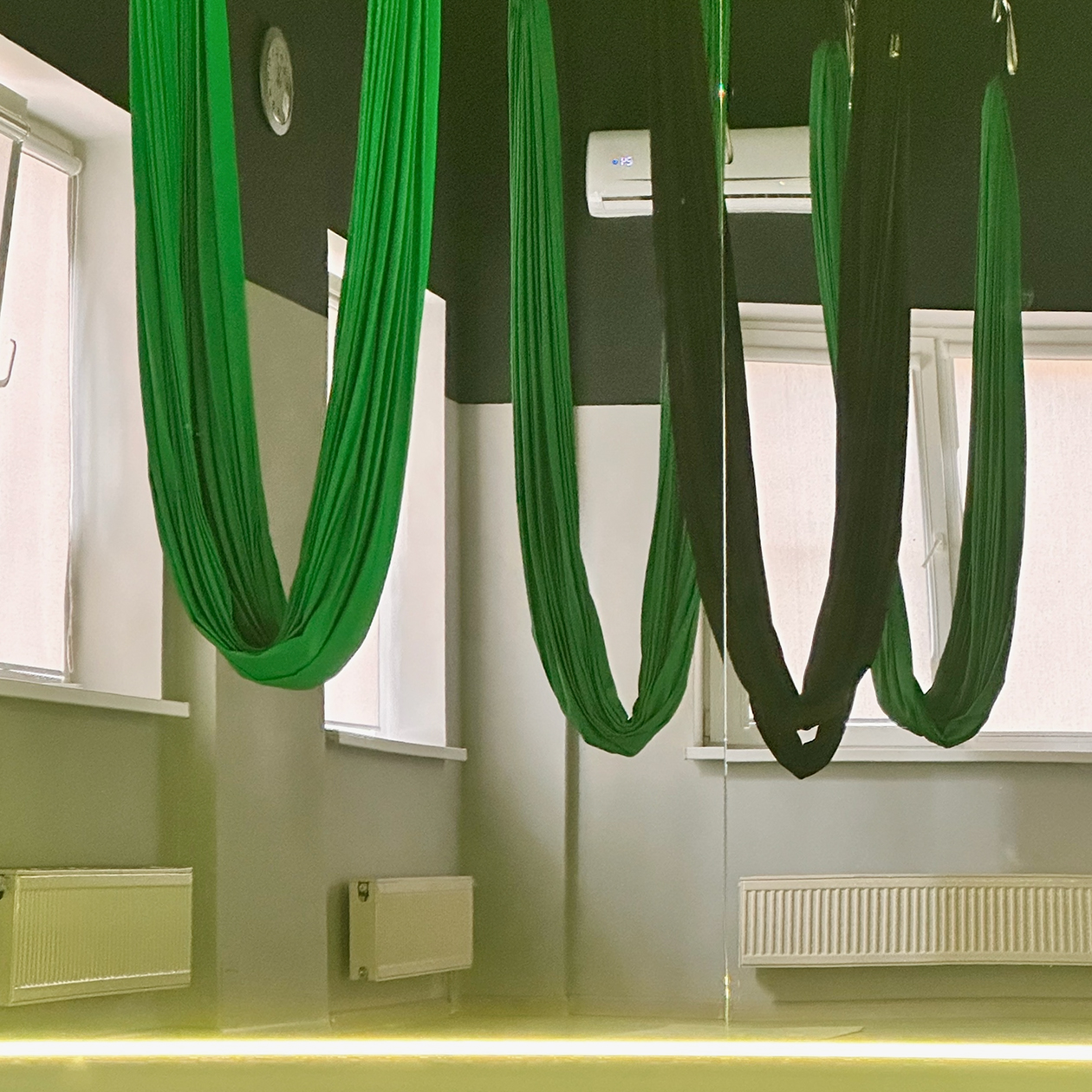 Сегодня тренировка в гамаках