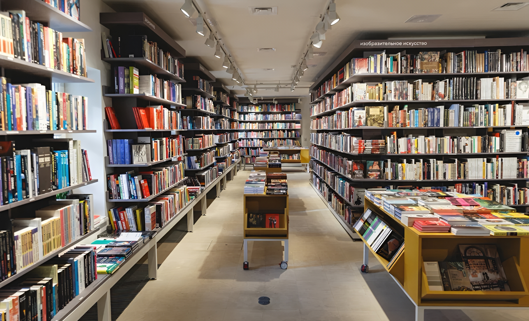 Потеряться среди книжных полок