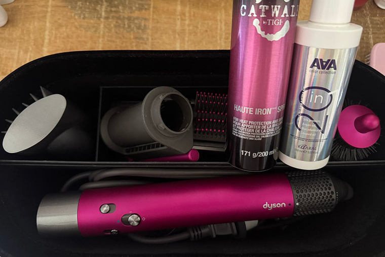 Тот самый фен и мои средства для укладки