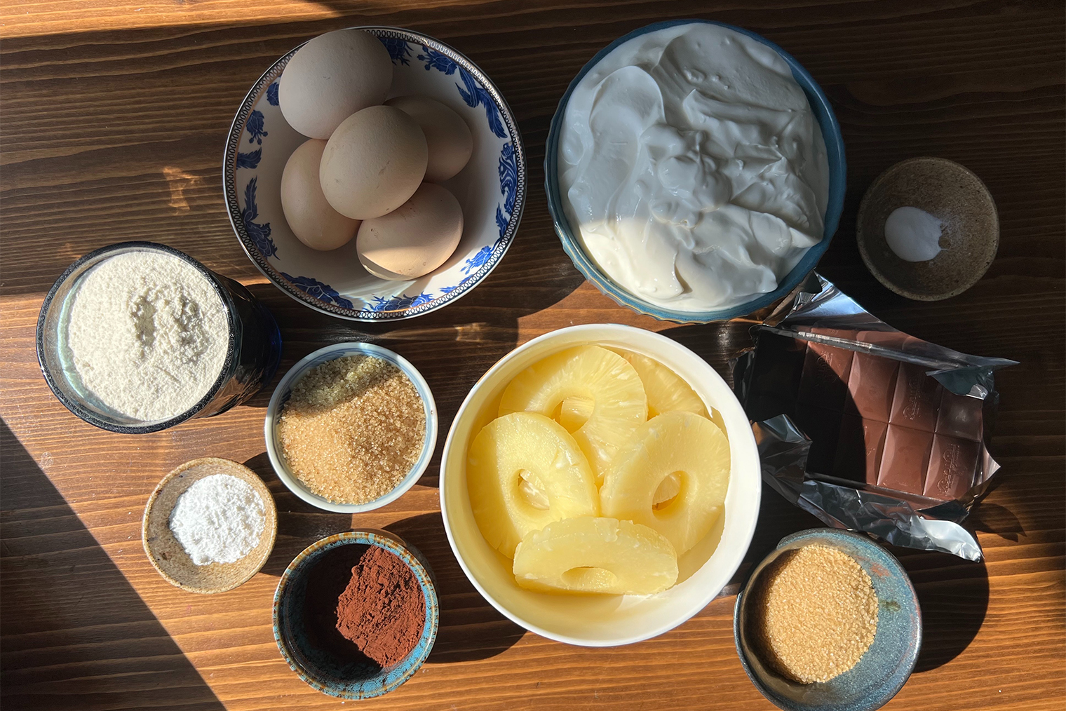 Ингредиенты для торта панчо