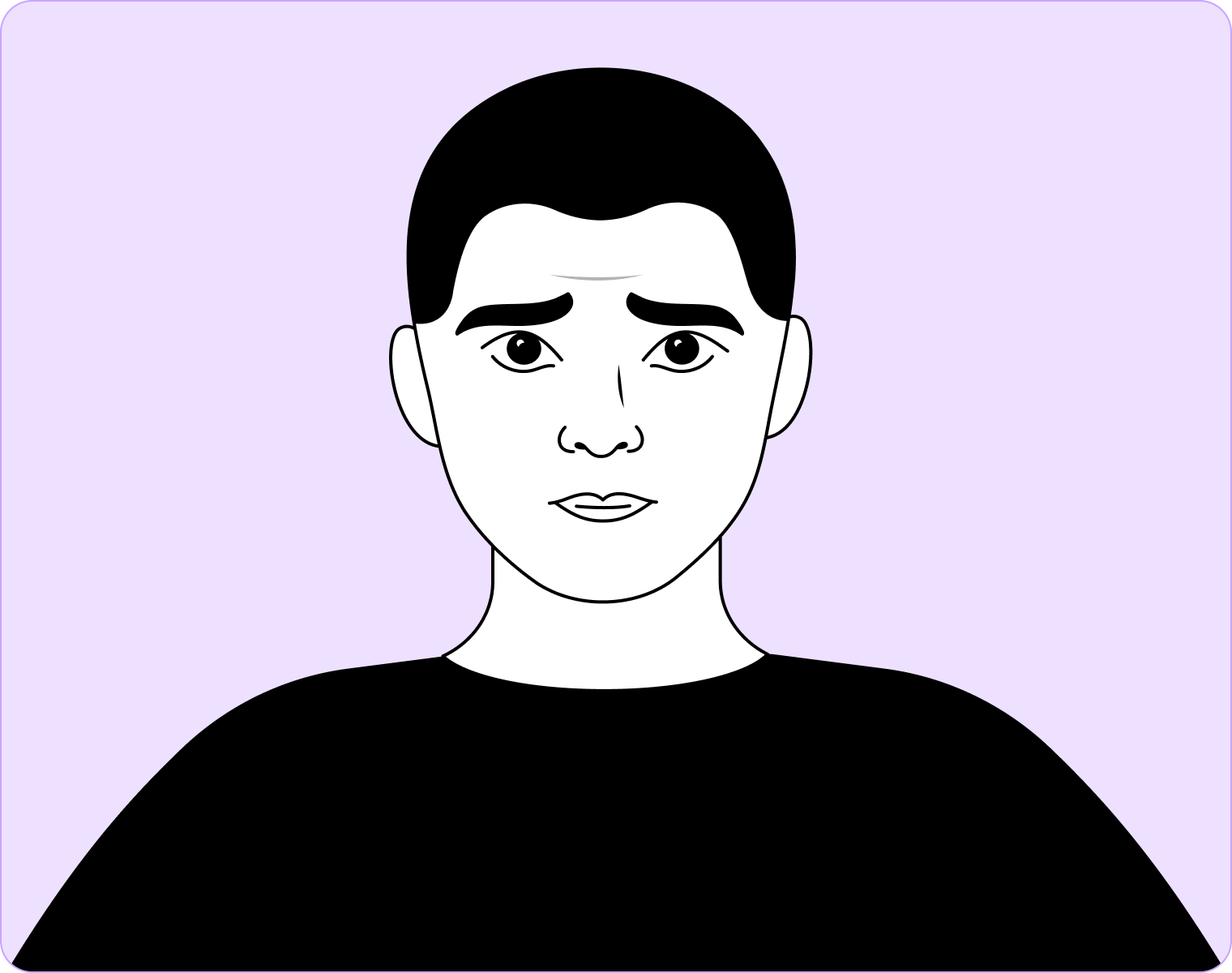 Сжатые губы или напряженная нижняя часть лица, расширенные и напряженные глаза, приподнятые и слегка сведенные брови, повышенное моргание — реакция на стресс