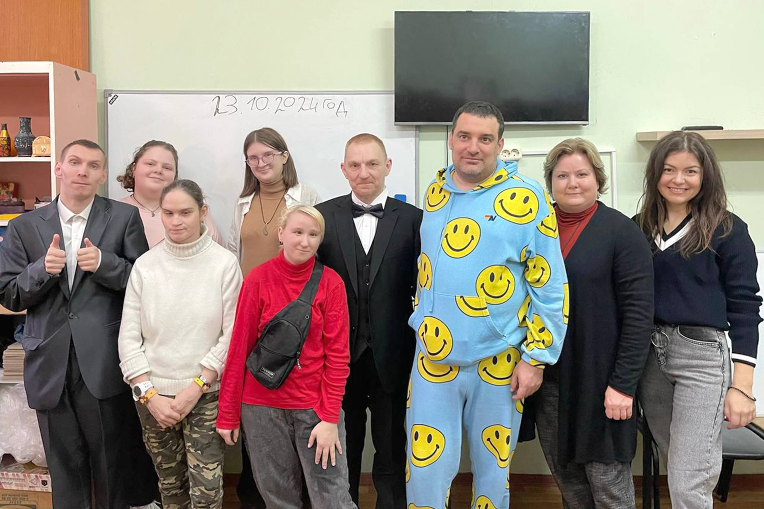 Я с командой фонда и его подопечными. © Архив Павла Захарова