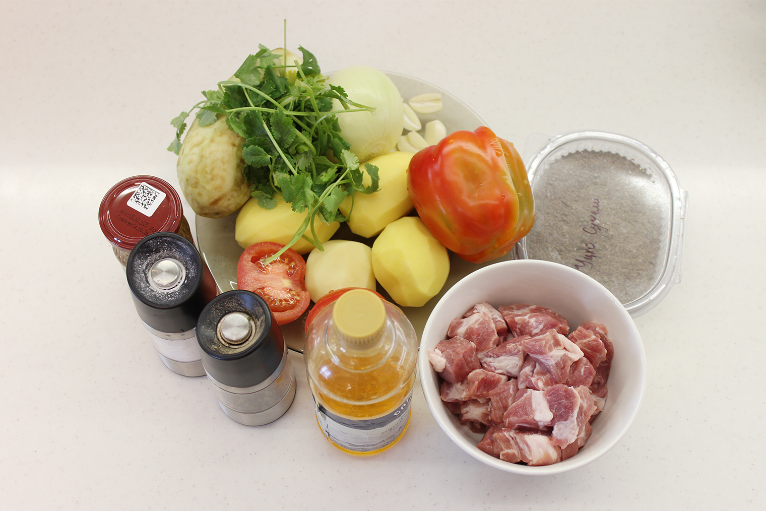 Ингредиенты для чанах в горшочках