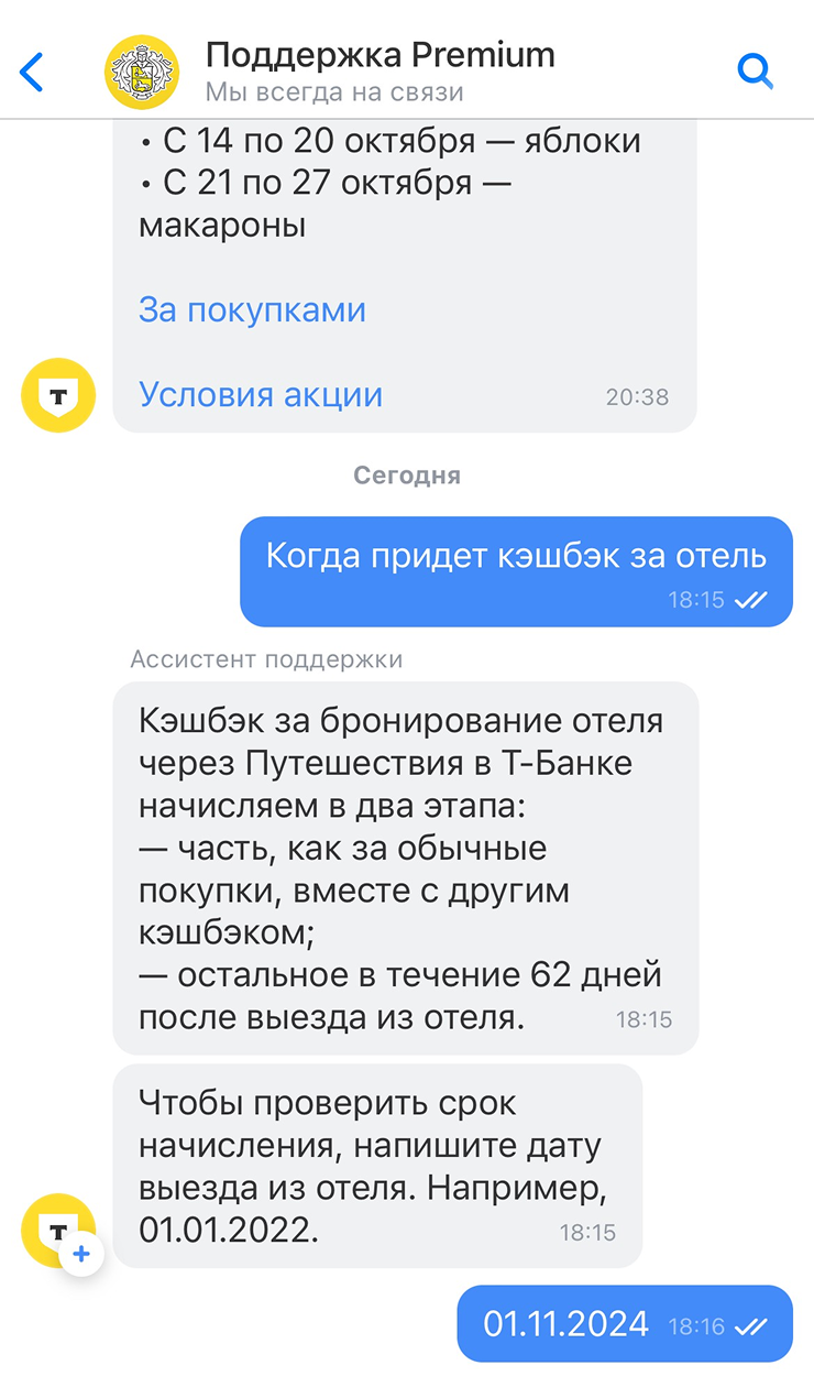 А вот так может выглядеть финальный сценарий в чате