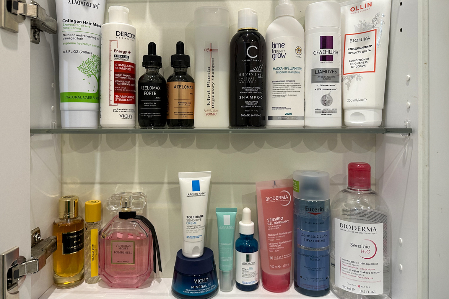 Моя полка с уходовыми средствами