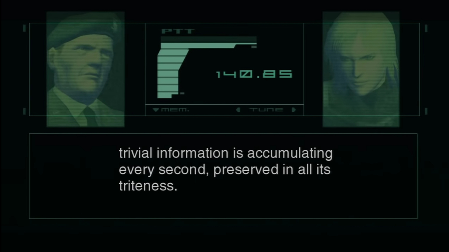 С годами сюжет Metal Gear Solid 2 становился лишь актуальнее, поэтому фанаты постепенно научились его ценить. Сейчас считается, что игра опередила свое время на десятилетия. Кадр: Konami