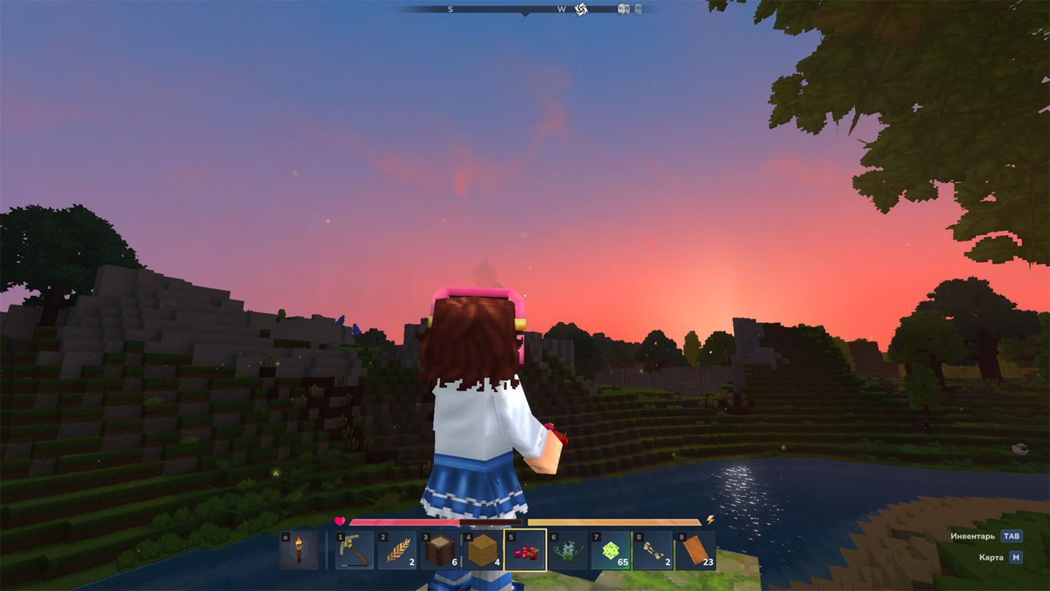 Даже если игрушечная стилистика Hytale вас не прельщает, со временем сложно не проникнуться местными красотами