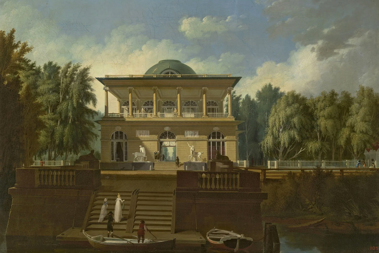 © Андрей Воронихин, «Вид на Строгановскую дачу в Петербурге», 1797