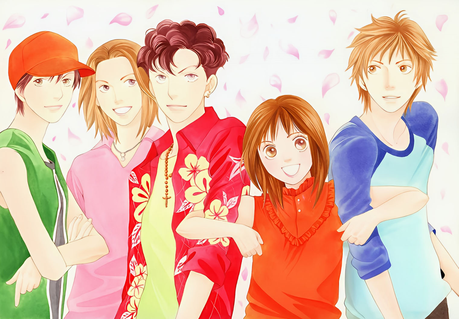 Главная героиня в окружении красивых парней. © Margaret