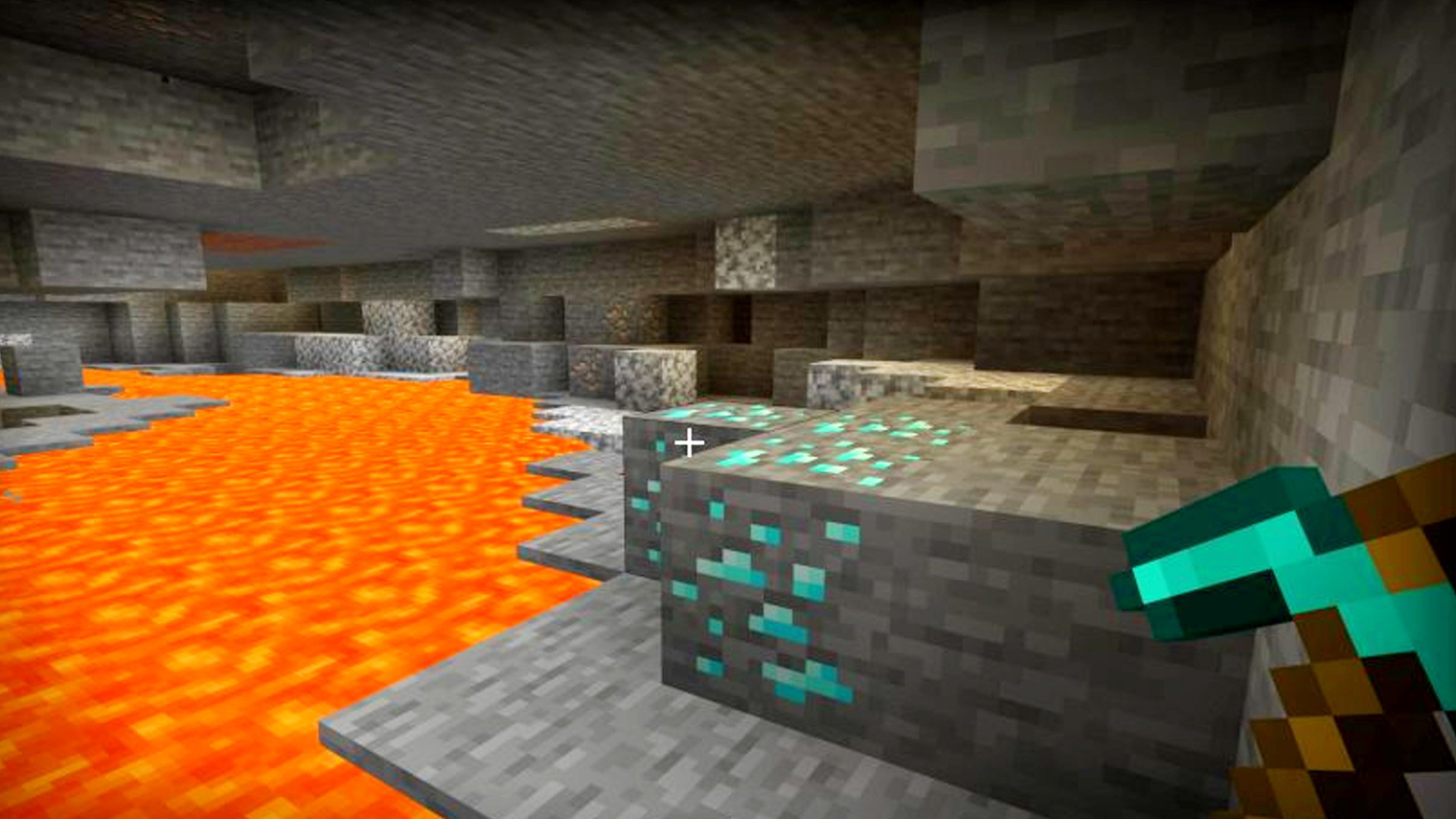 Алмазы — ценный ресурс, необходимый для создания прочных инструментов, оружия и брони