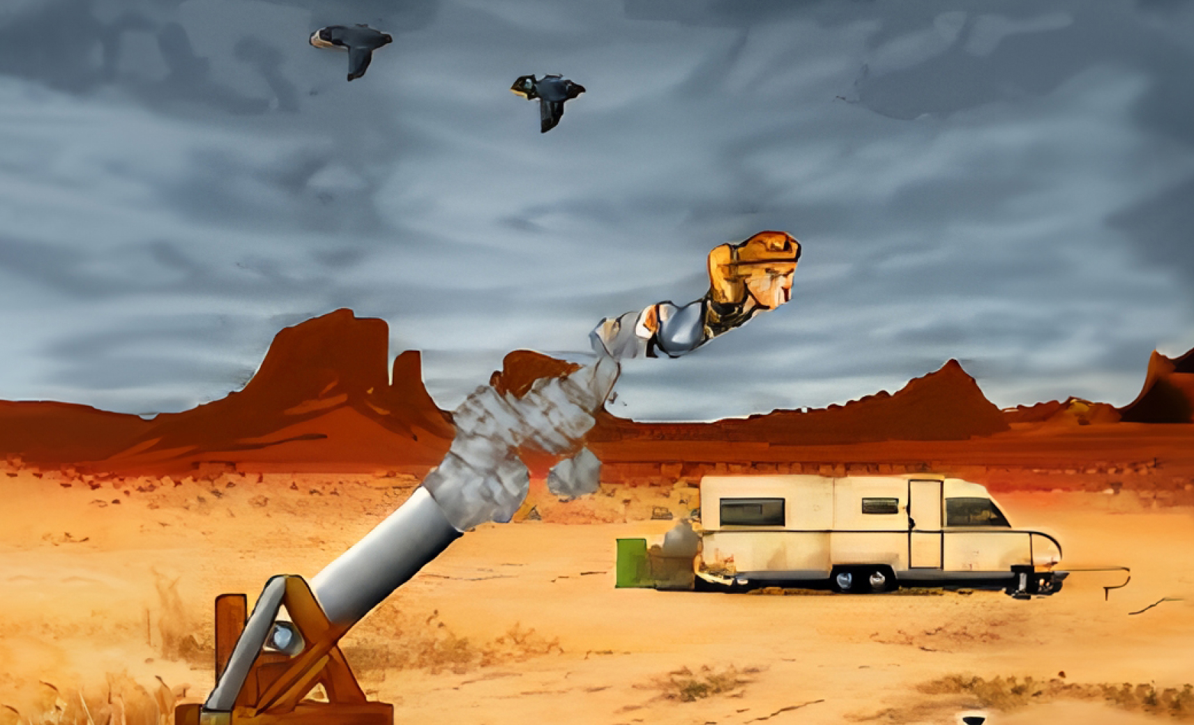 Johnny Crash Stuntman Does Texas