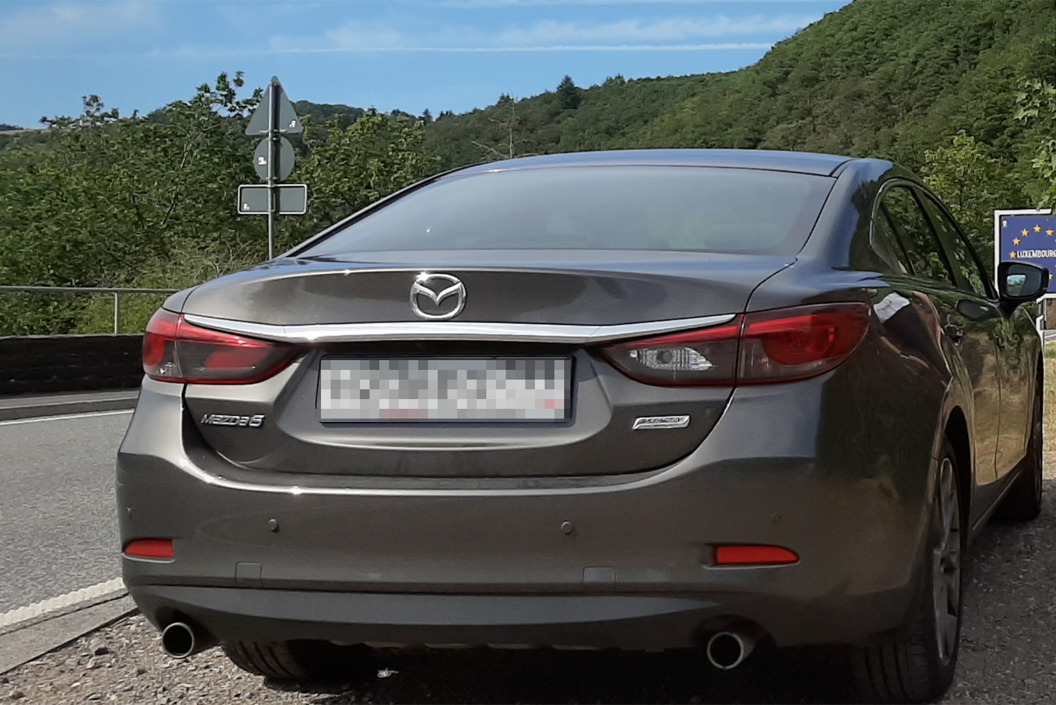 В автопутешествии на границе с Люксембургом