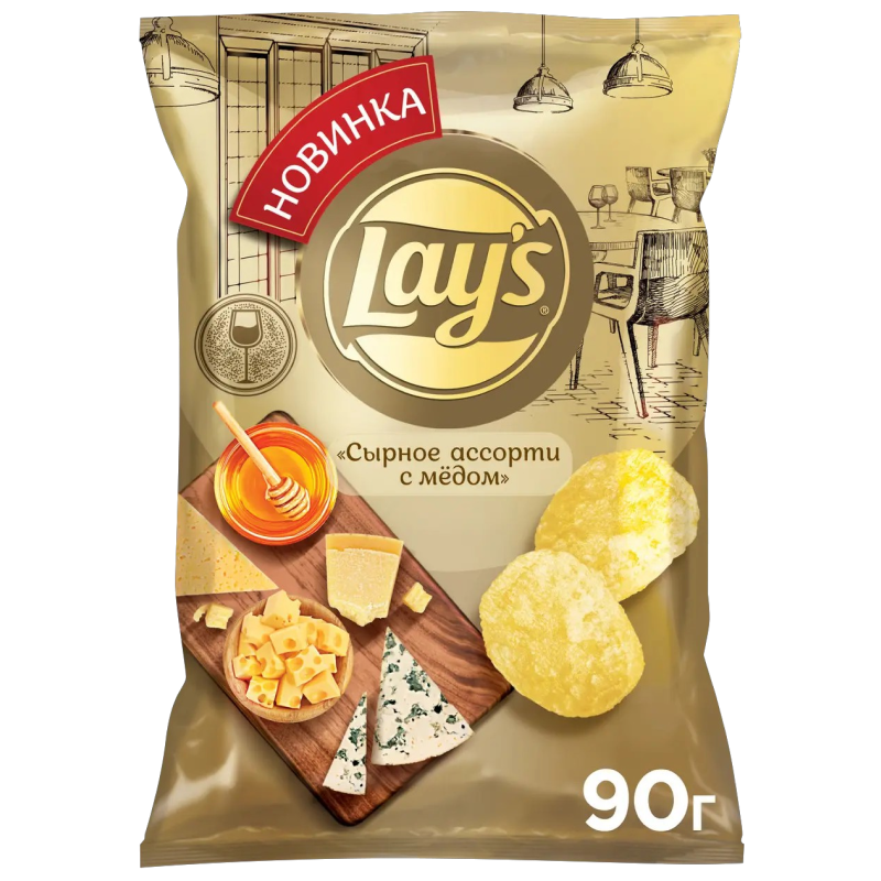 Lay’s «Сырное ассорти с медом»