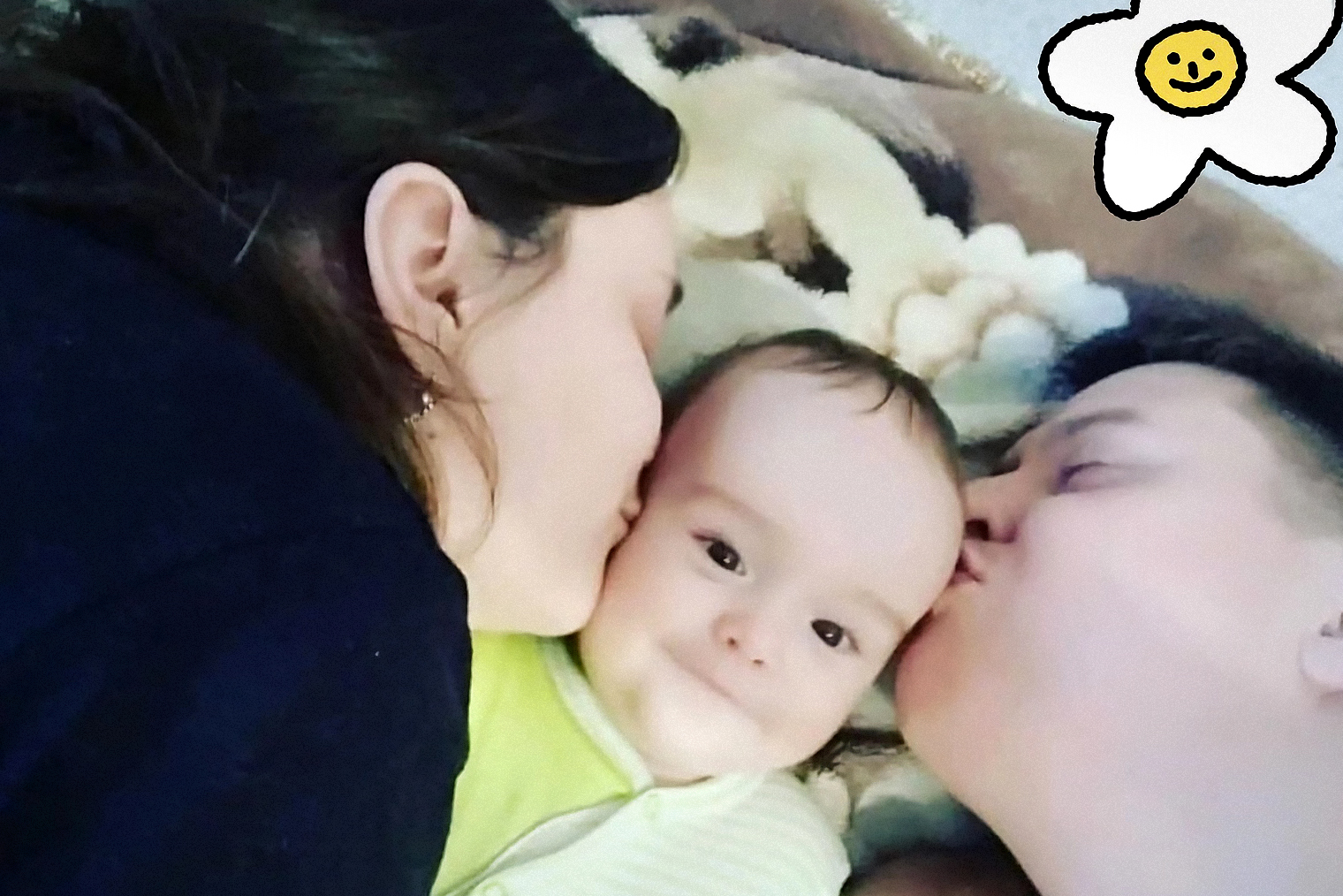 Один из первых снимков Саши