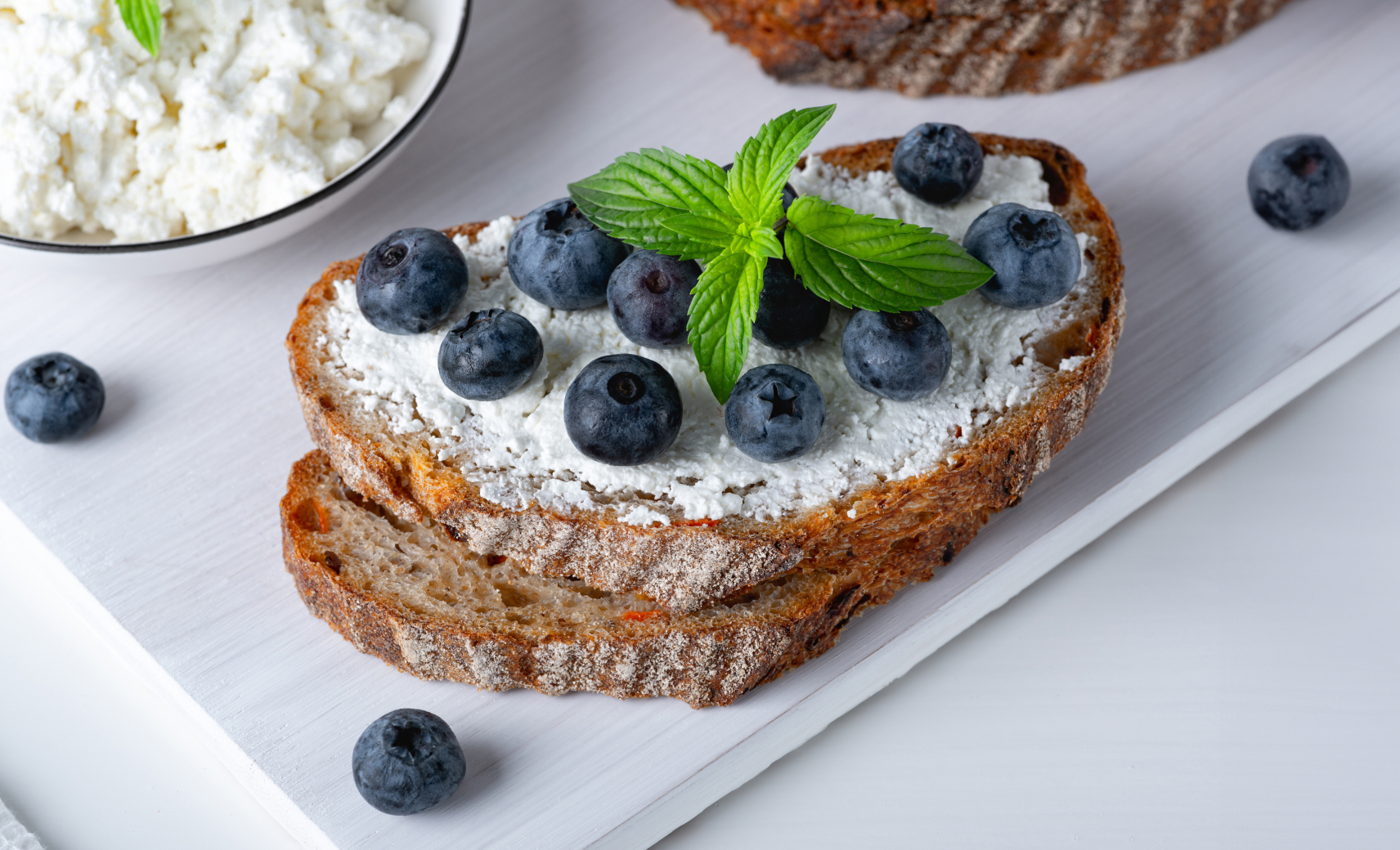 Голубика и творожный сыр