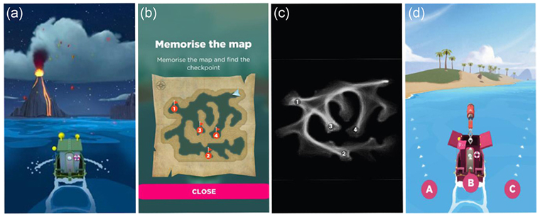 Это игра Sea Hero Quest, в которой нужно плавать на лодке между островами и собирать предметы. Поиграть в нее можно и сейчас. Источник: onlinelibrary.wiley.com