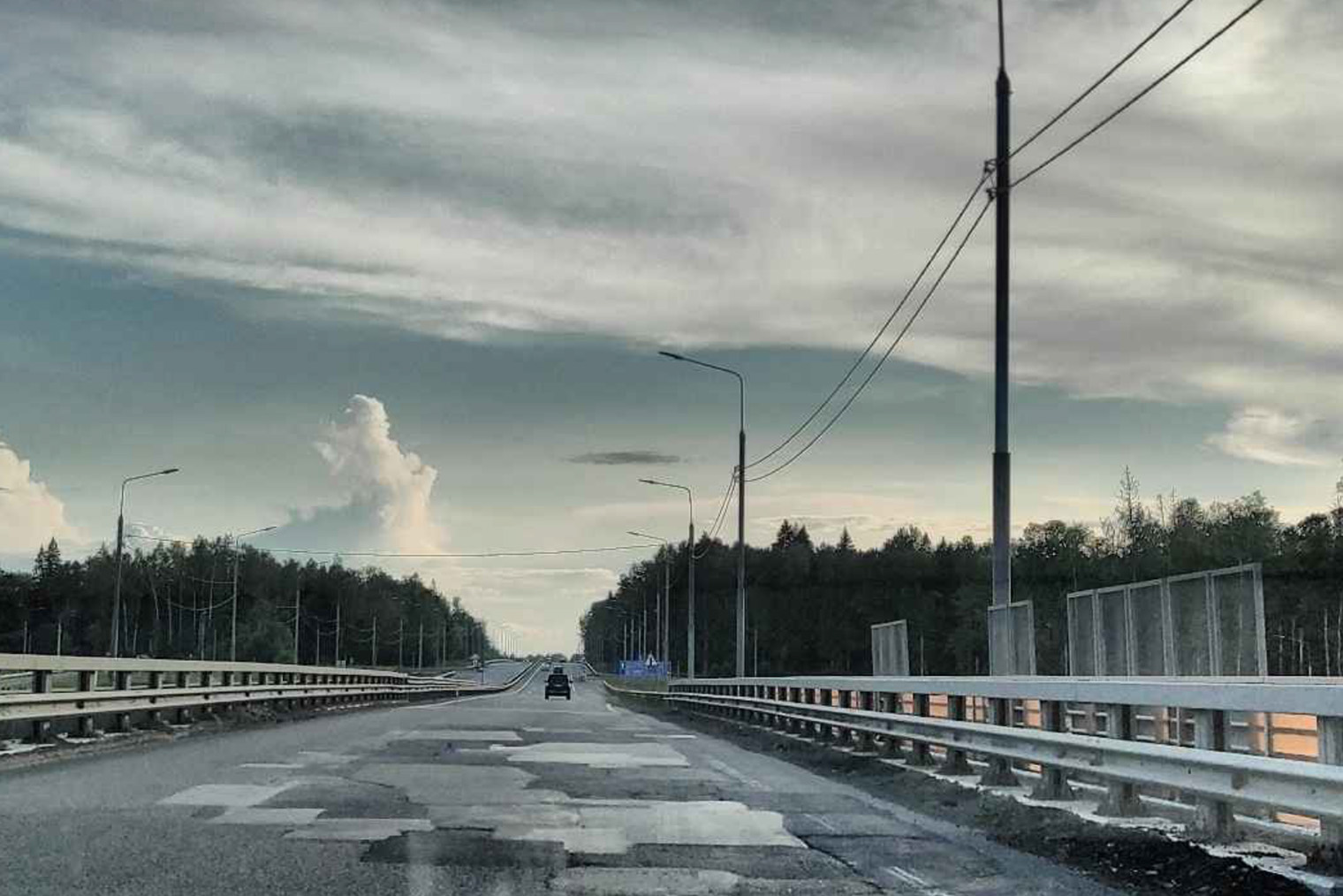 В плохую погоду по участку от деревни Жедочи до Зеленограда лучше проезжать осторожно и внимательно. Источик: «Яндекс⁠-⁠карты»