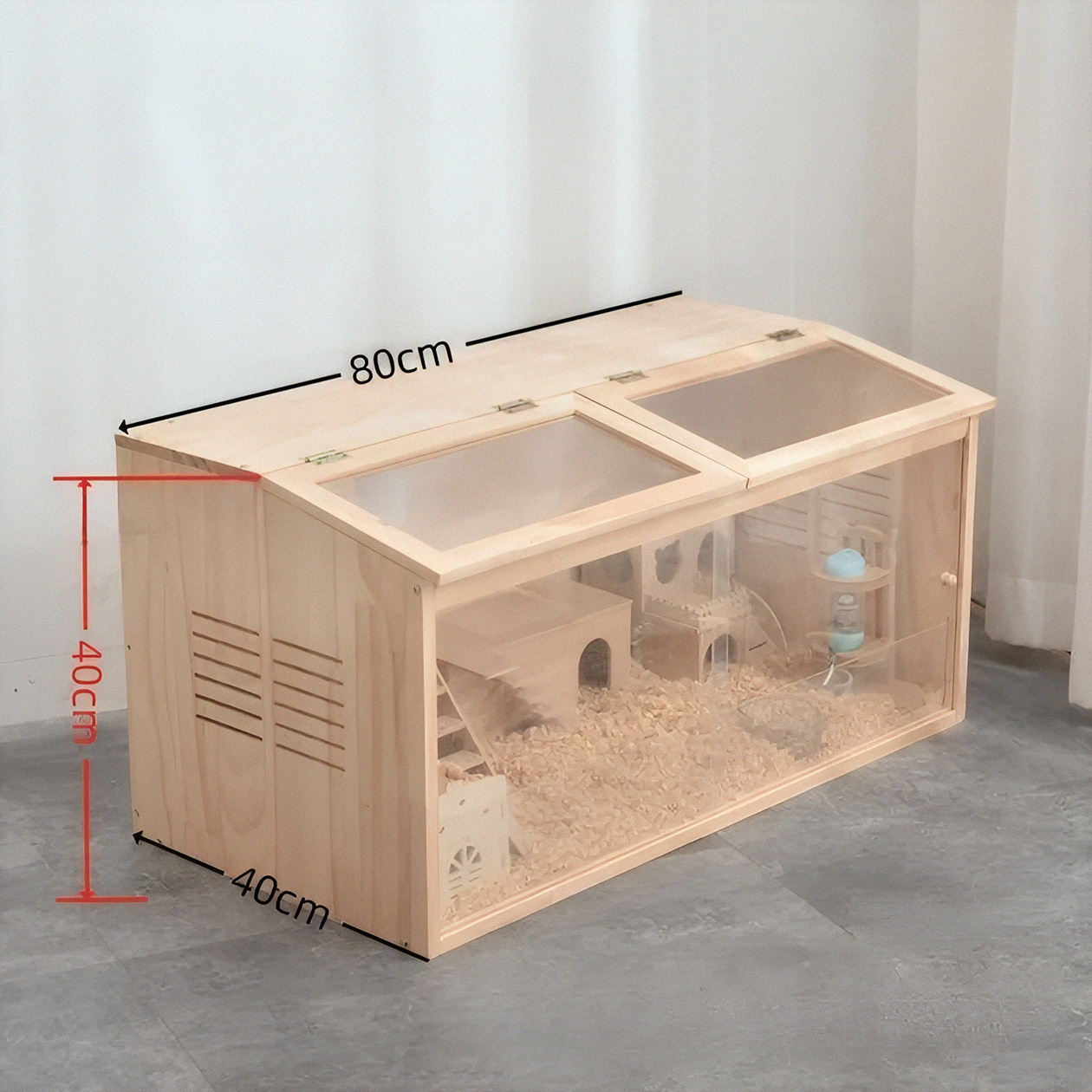 Витрина для хомяка 80 × 40 × 40 см за 6 322 ₽. © ozon.ru