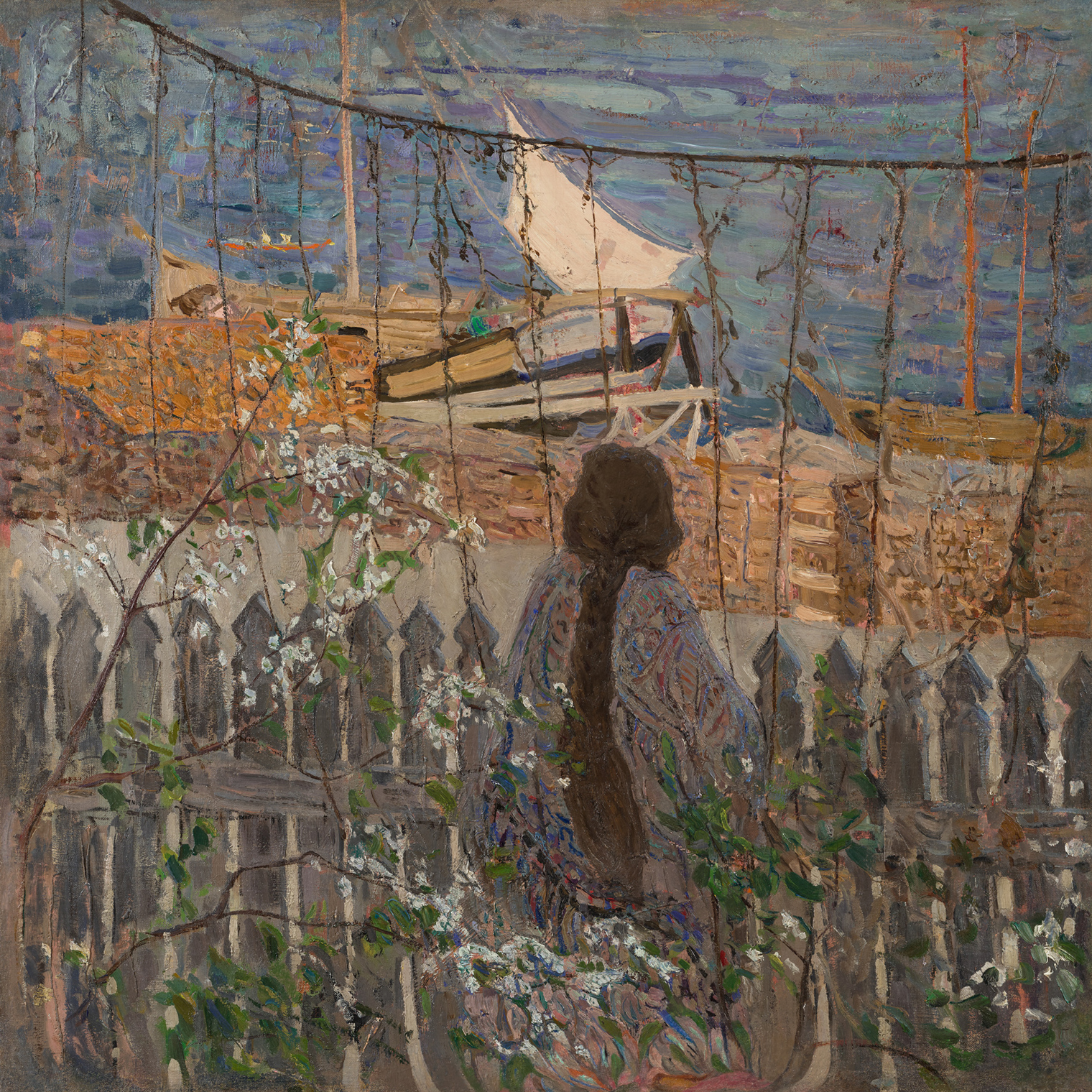 Александр Савинов, «Девушка и парус», 1906. © Пресс-служба Третьяковской галереи