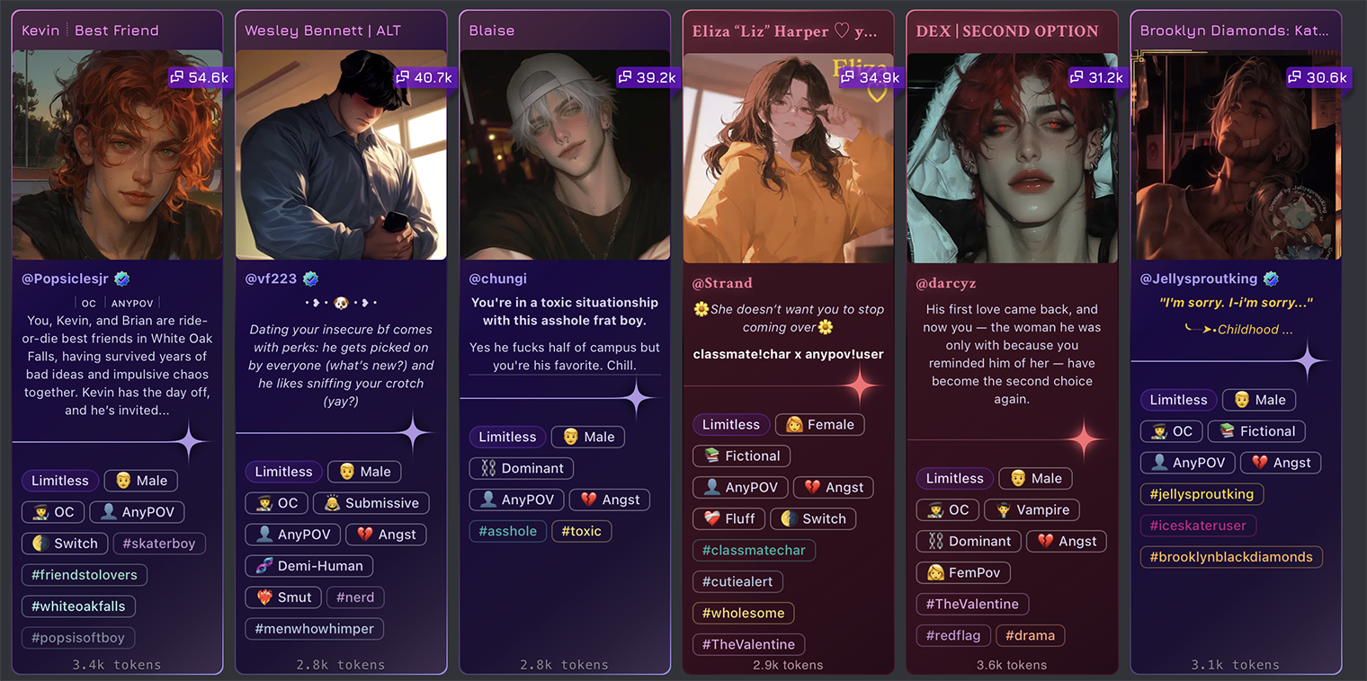 Через Janitor AI можно поиграть в «желанную сводную сестру». © Janitor AI