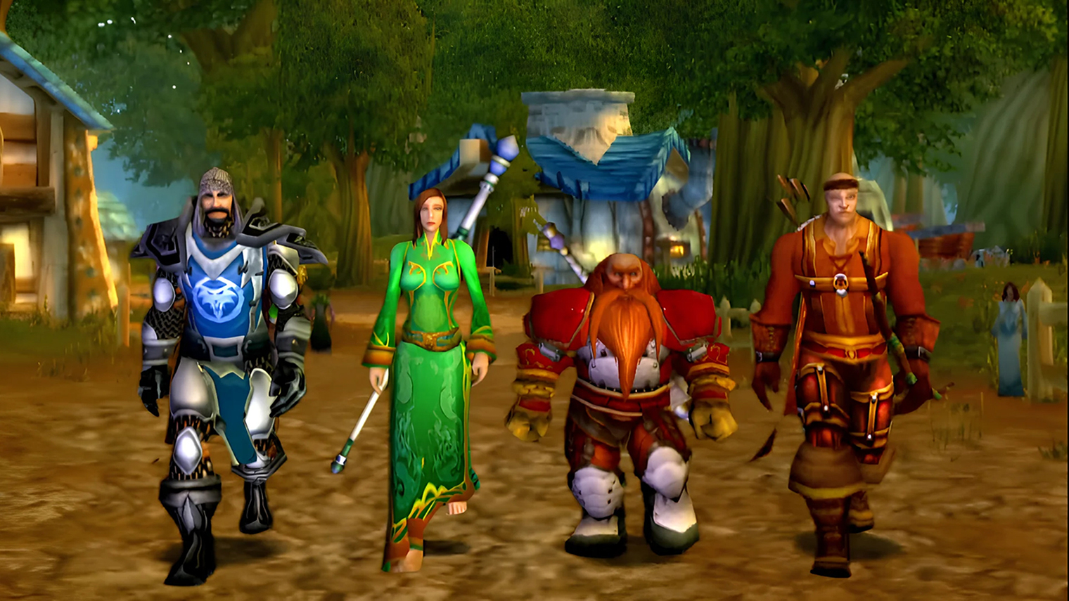 Персонажи «Южного парка» подобрали героев под стать себе. Стэн — типичный человек-воин без выделяющихся черт, Кайл — благородный маг на стороне добра, Картман — ворчливый и задиристый дворф, а Кенни — молчаливый охотник, навлекающий на себя неприятности