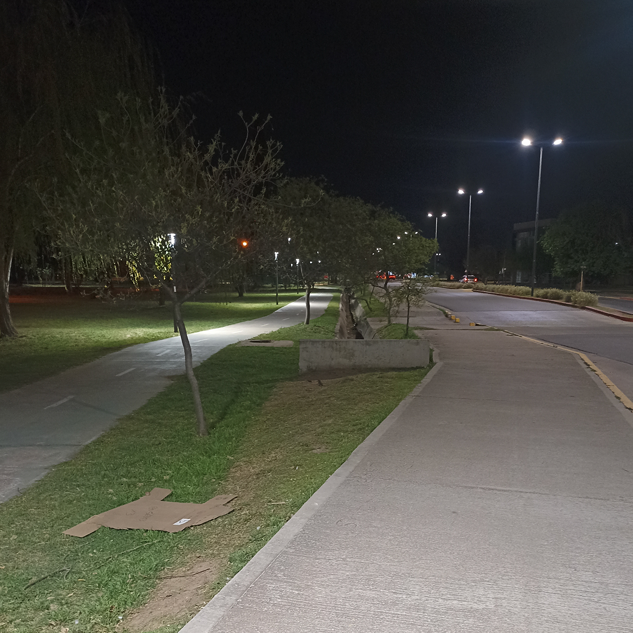 В этом парке встретились с М.