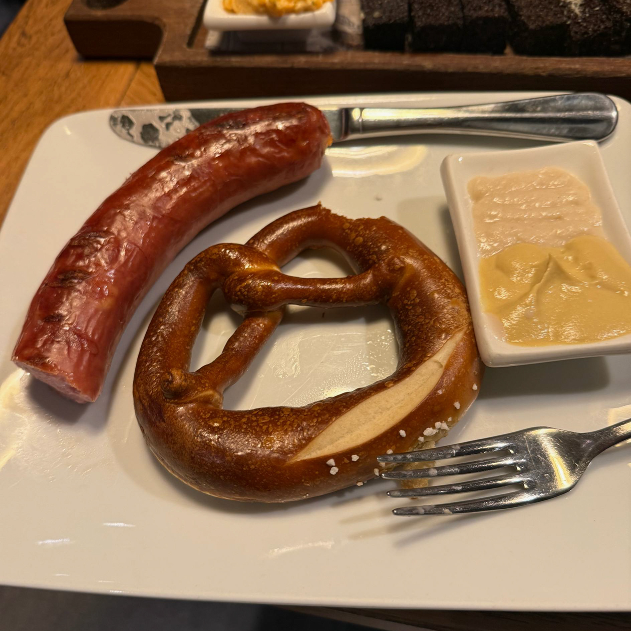 В немецком пивном ресторане все было очень вкусно