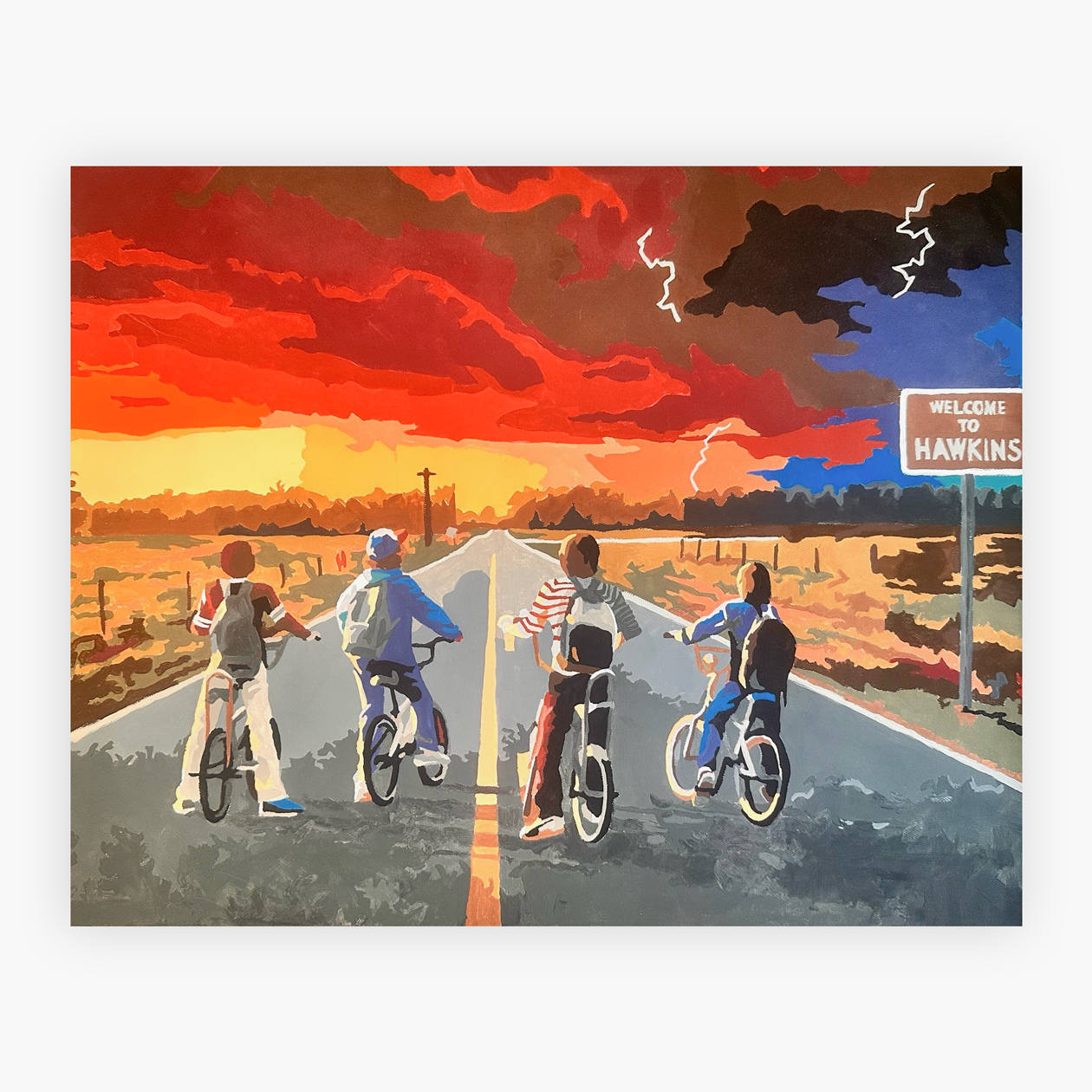 Моя готовая картина по номерам