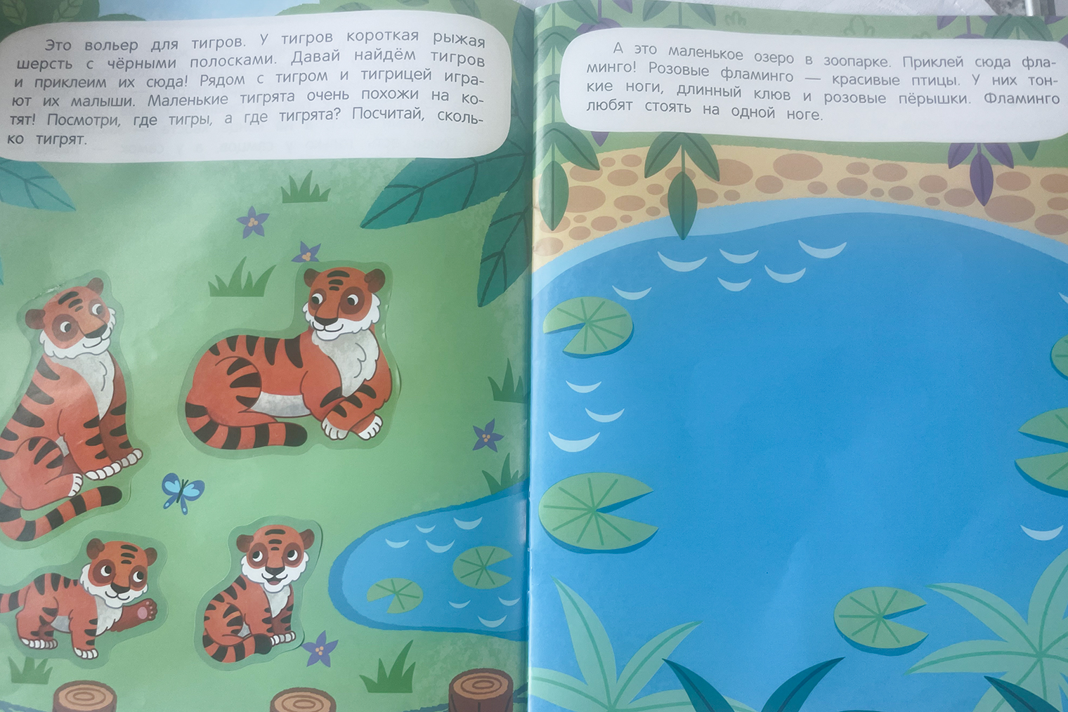 Купили такую книжку с наклейками