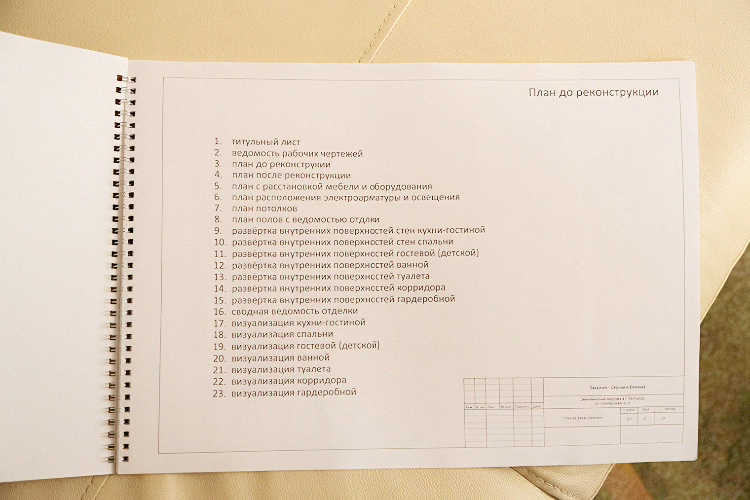Проект включает много разделов: чертежи, схемы коммуникаций и визуализации