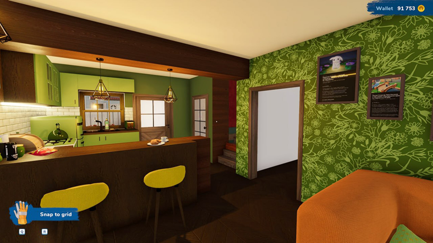 Зеленые интерьеры — самые любимые. © Frozen District, PlayWay