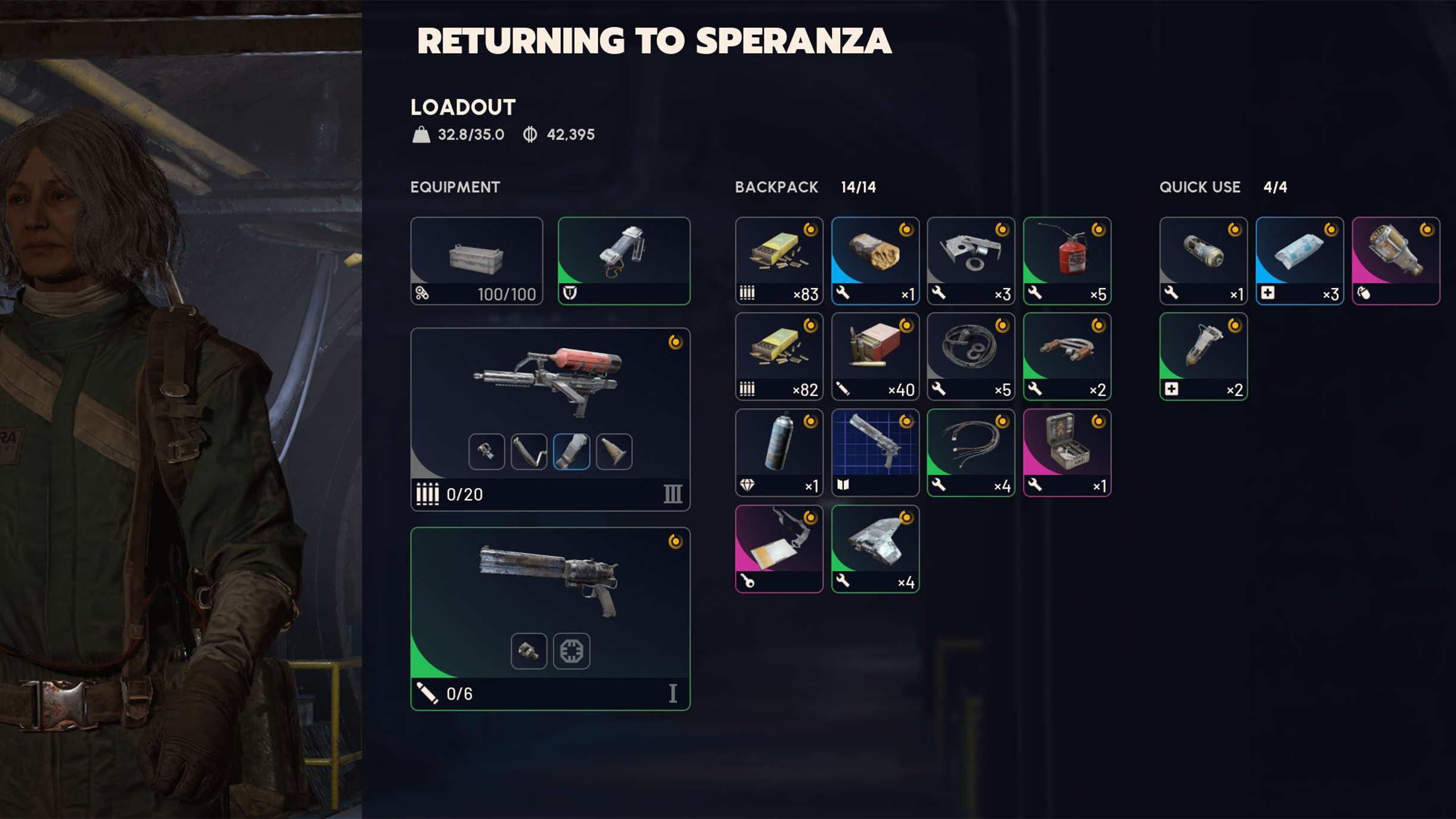 После каждой успешной вылазки нужно сортировать инвентарь