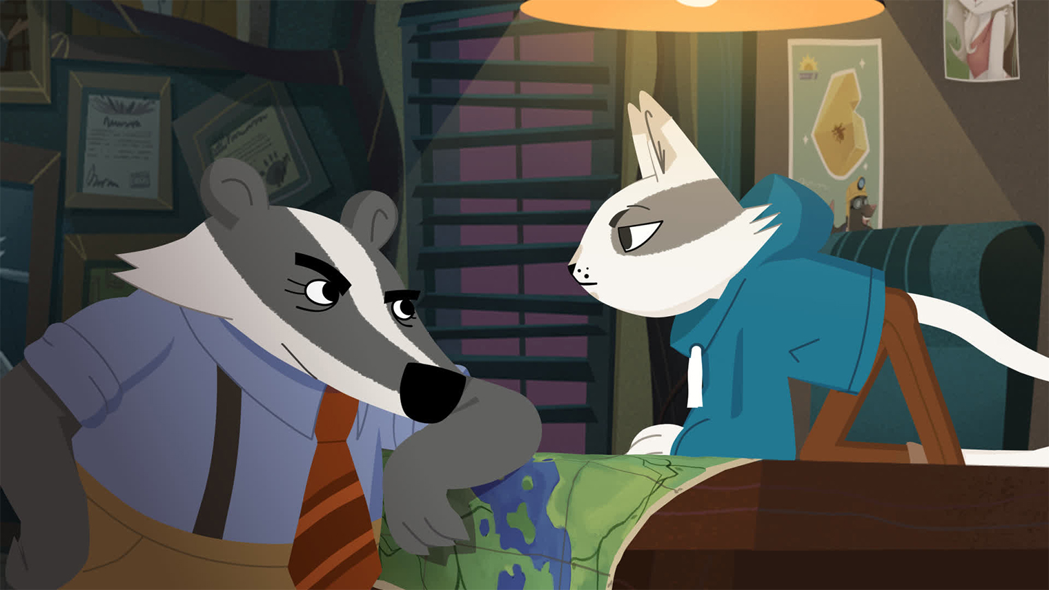 Любовная линия сильно усложняет отношения Барсука и Барсукота: если Барсукот теряет голову от любви, то Барсук, наоборот, испытывает к избраннице сына явную неприязнь