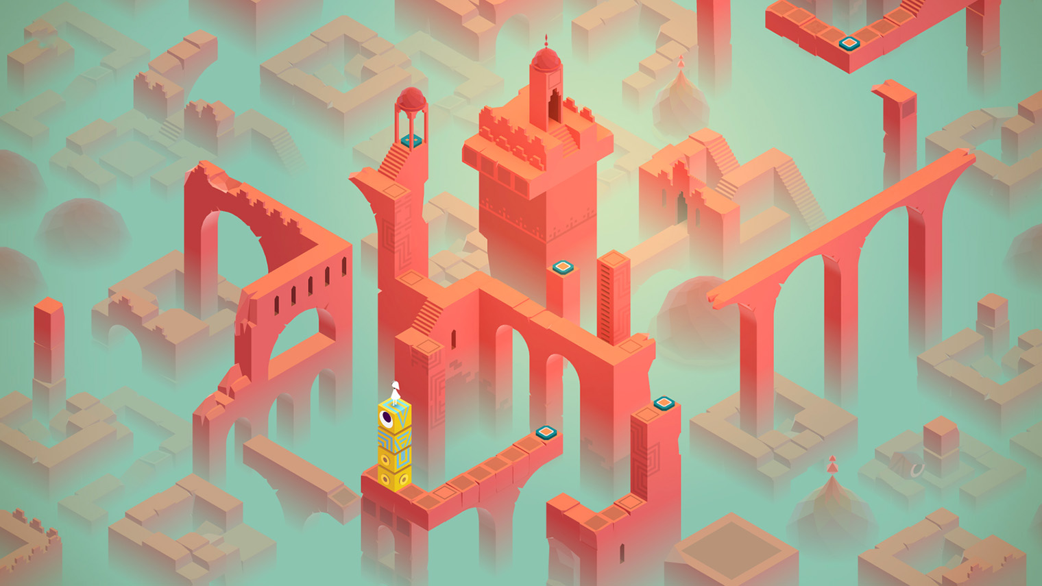 У Monument Valley есть вторая и третья часть с таким же геймплеем. © Ustwo Games
