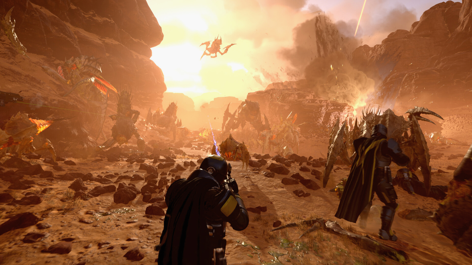 У Helldivers 2 планируется экранизация. На пост режиссера утвердили Джастина Лина, известного по разным частям киносаги «Форсаж». Совпадение почти идеальное: постановщик точно отобразит иронию с серьезным лицом. © SIE