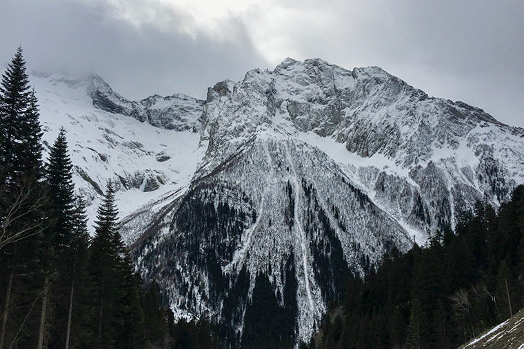 Побывала на Домбае. Горы поражают своим величием