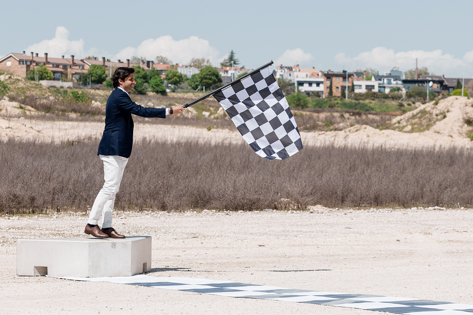 Презентация «Мадринга» прошла в апреле — журналисты заявляют, что темпы строительства не соответствуют графику. © Zuma / ТАСС