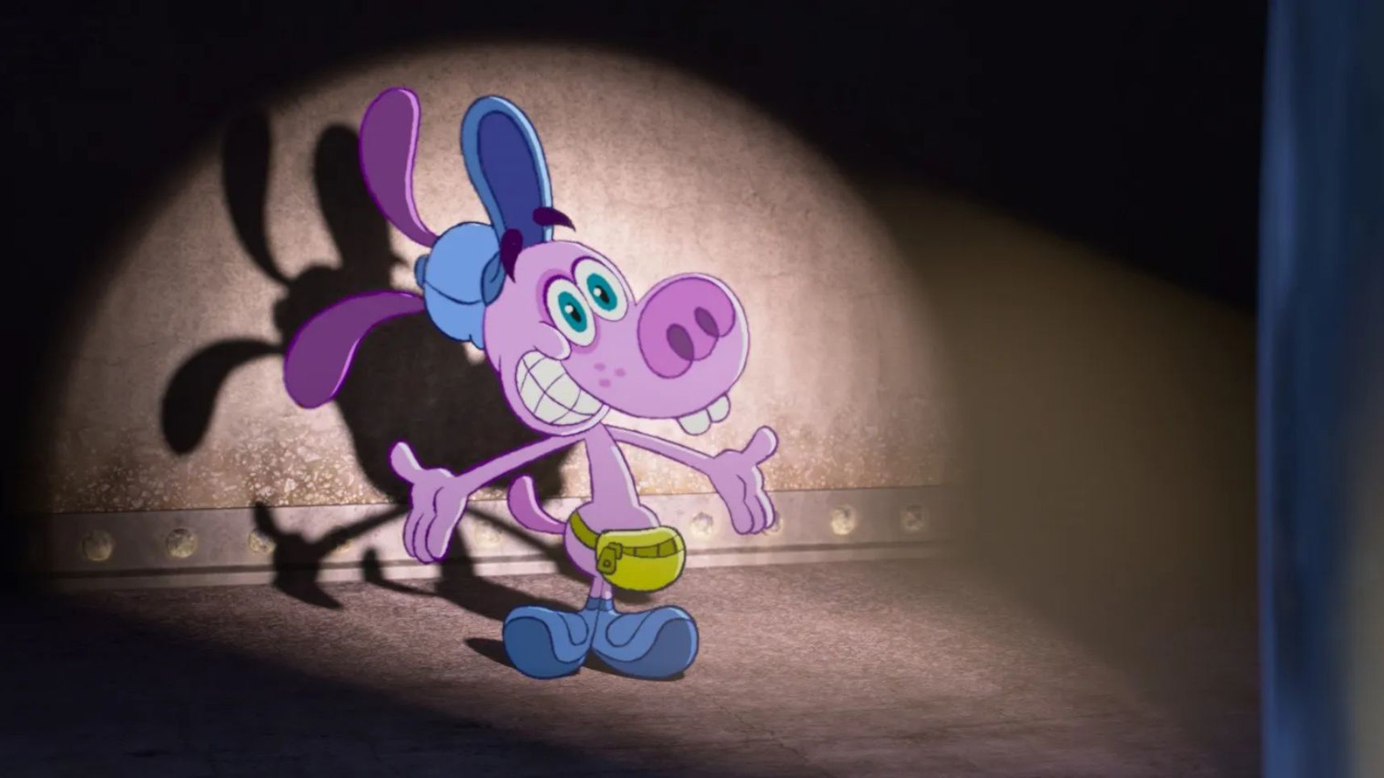 В мультфильме происходит слом четвертой стены благодаря новому 2D-персонажу — Блуфи. Он иногда обращается к зрителям, как Даша⁠-⁠путешественница. Героя придумал художник и аниматор Дин Хизен, который работал над другим мультфильмом Pixar — «Базз Лайтер»