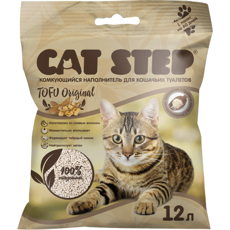 Тофу Комкующиеся наполнители без отдушки