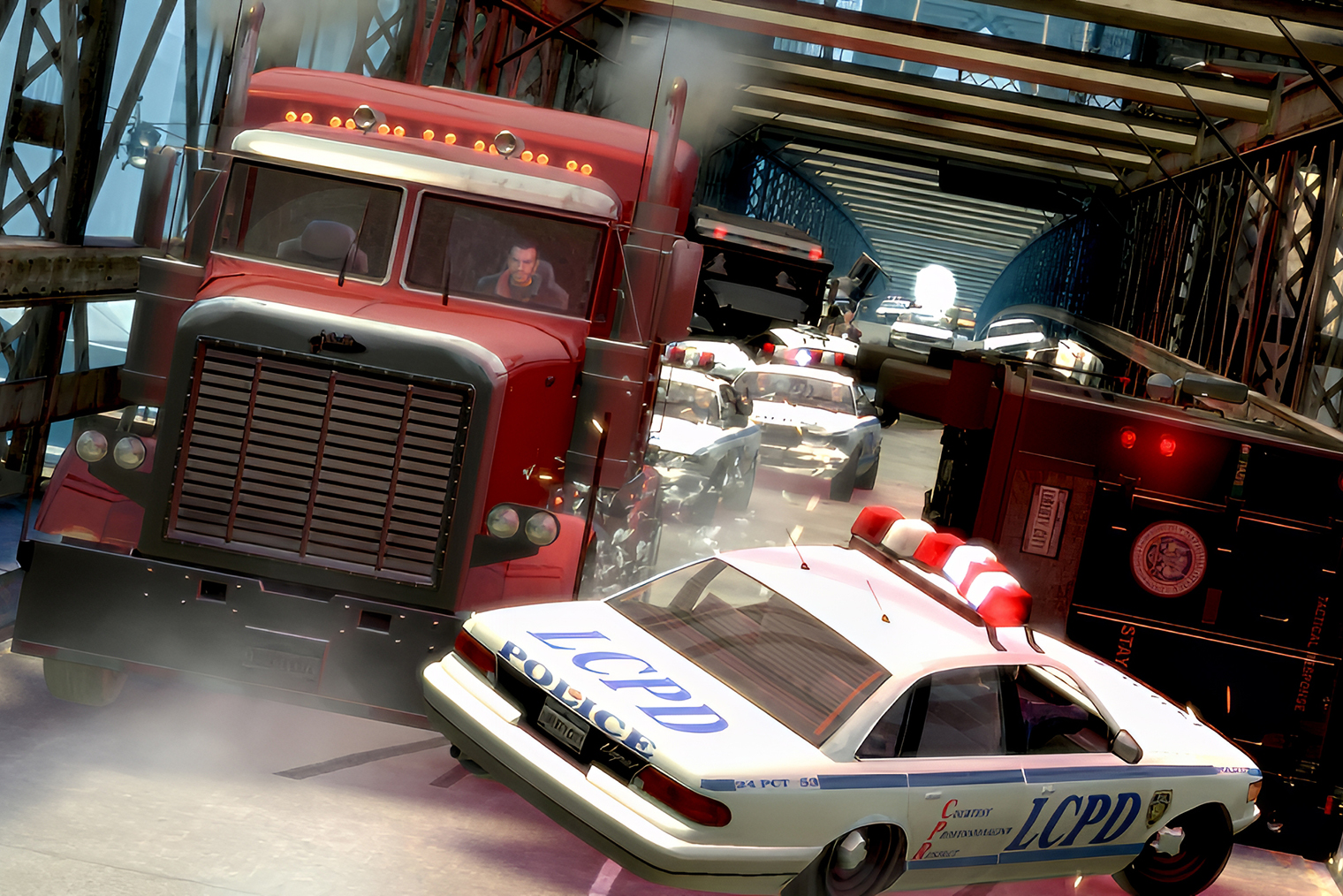 В четвертой части привычный для GTA хаос воспринимался настолько тяжелым и некомфортным, что игроки нередко предпочитали просто ездить по Либерти-Сити и наблюдать за жизнью города