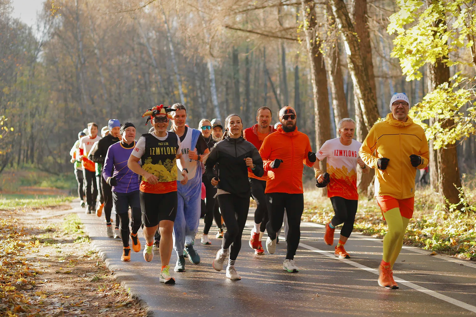 Мы проводим пробежки в любую погоду. Причины для отмены — пожар или землетрясение. За пять с половиной лет пропустили только одно воскресенье — после теракта в «Крокусе»