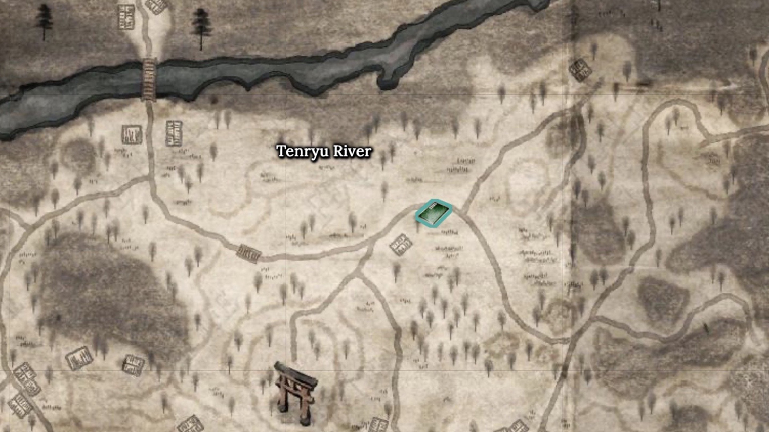 «Нерушимость» находится в эпохе Сэнгоку, в регионе Река Тэнрю — текст лежит на трупе в полях