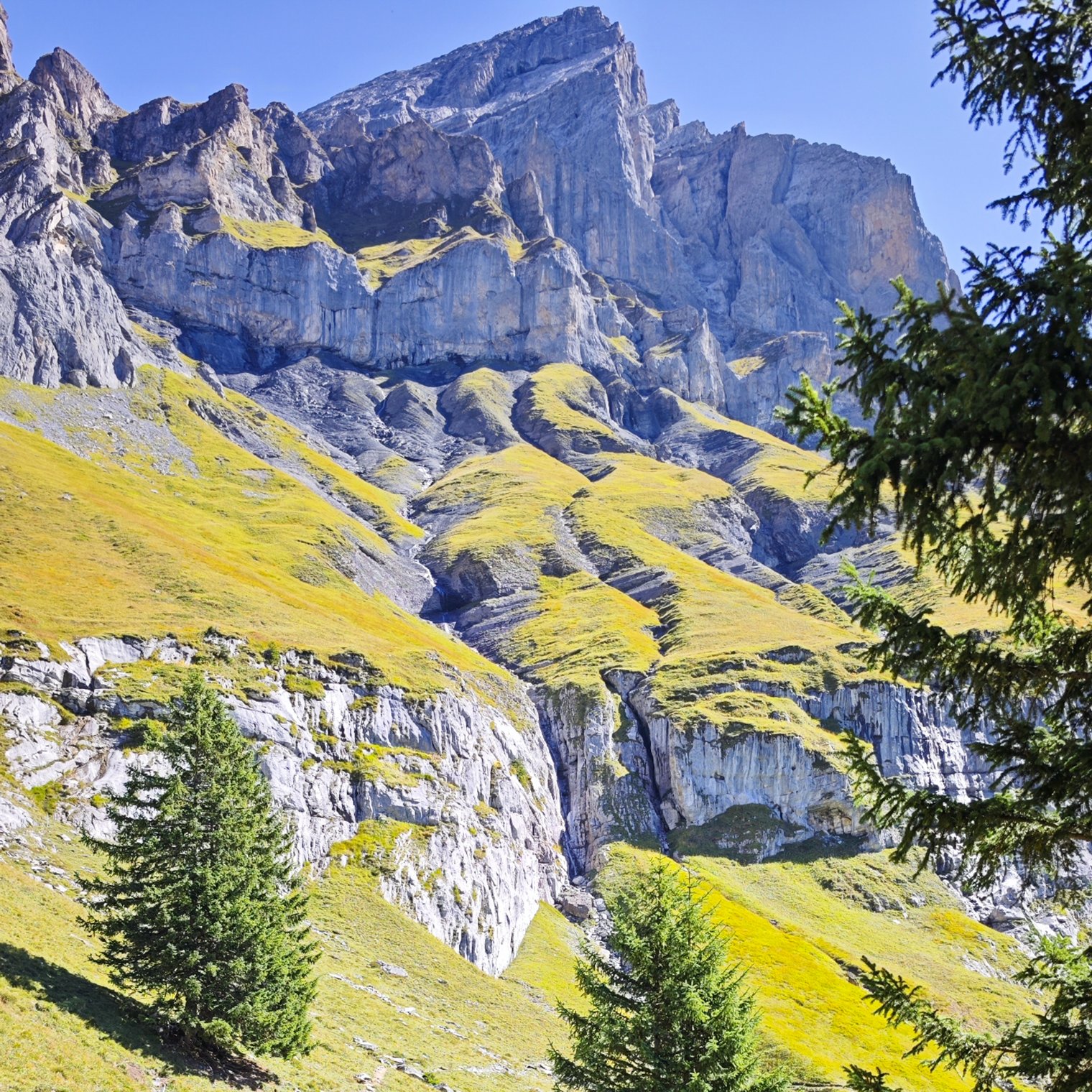 Вдоль живописных склонов, окружающих озеро, проложены тропы. Периодически путь пересекают тонкие ручьи, стекающие сверху