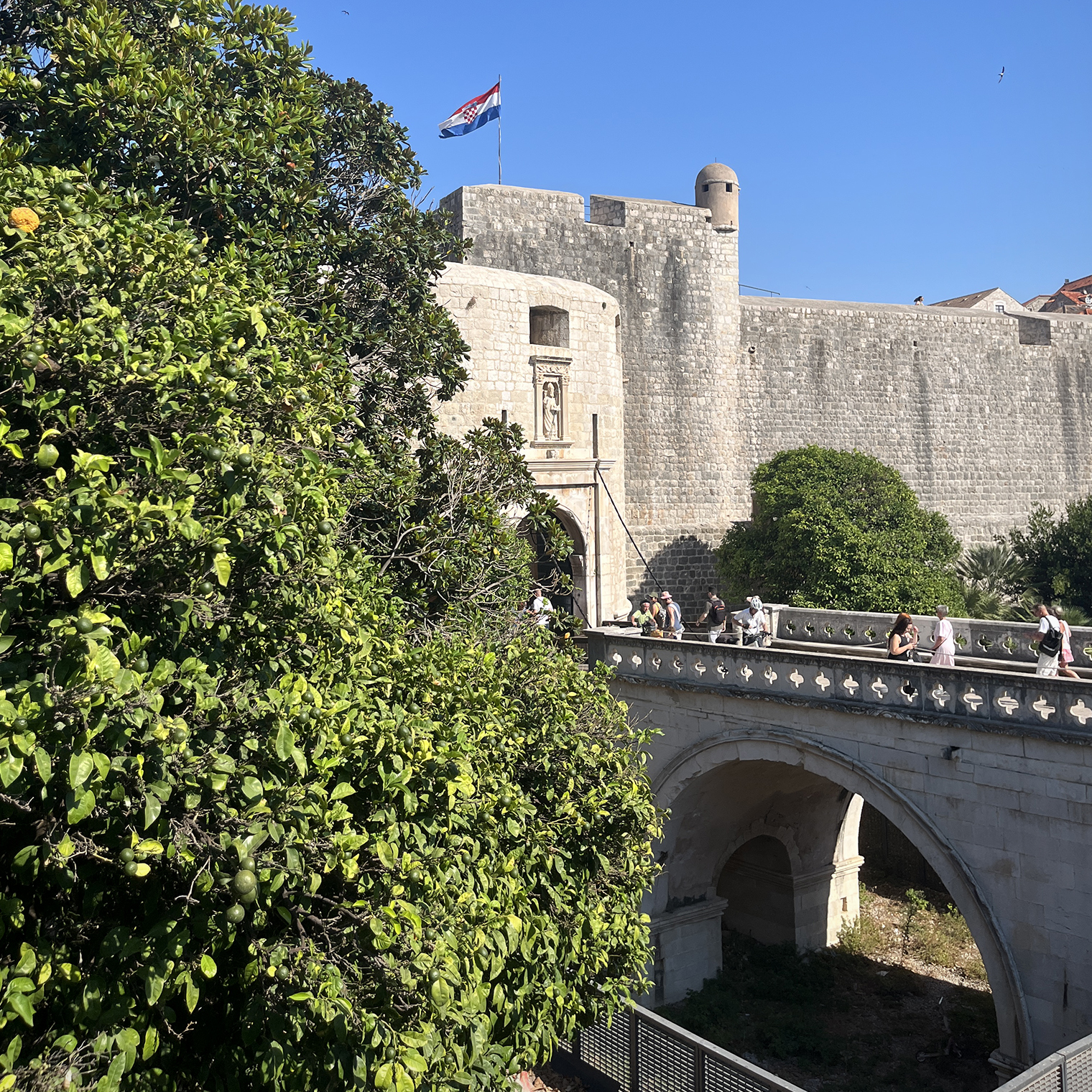 Ворота Пиле — главный вход в Старый город Дубровника
