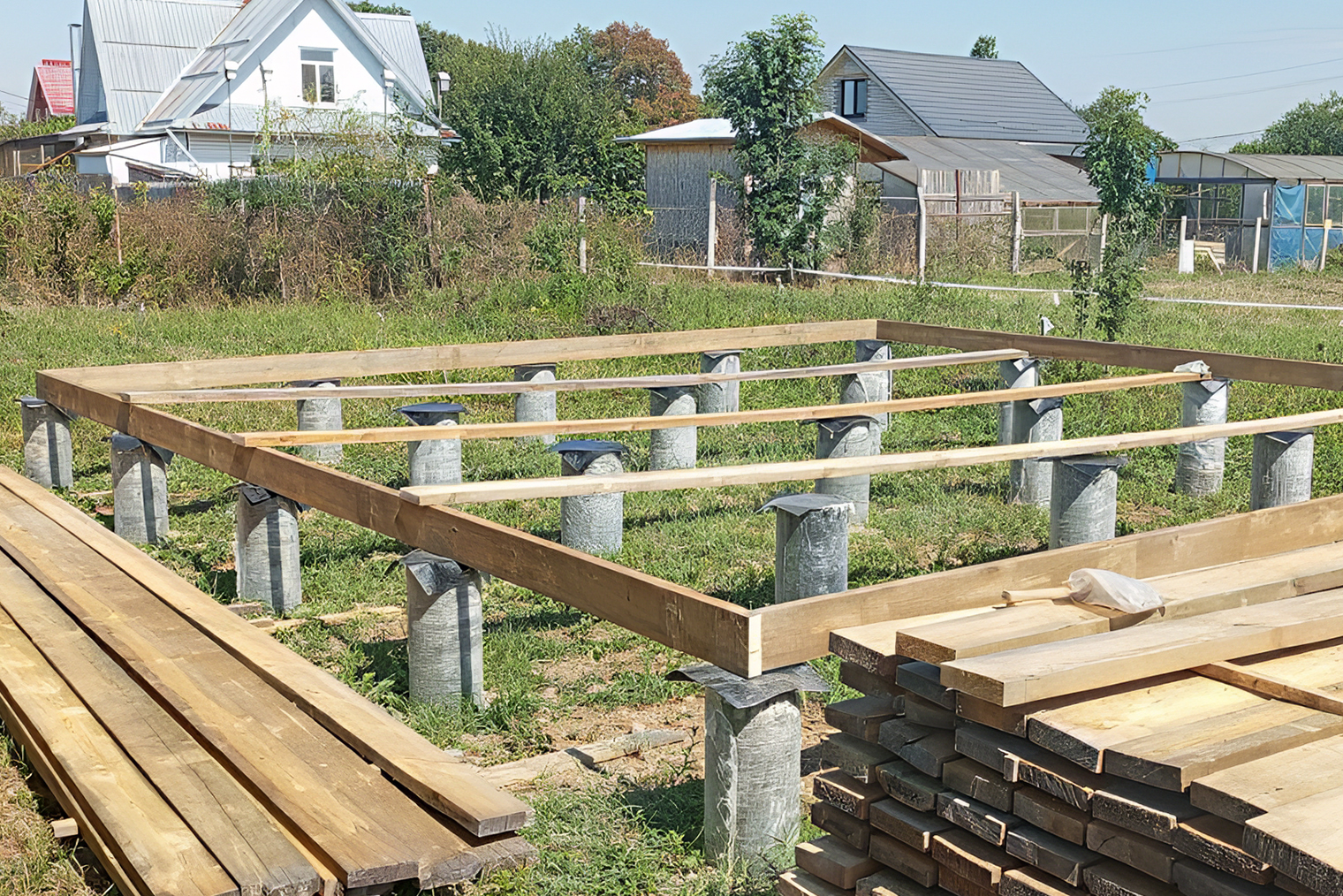 Начало стройки