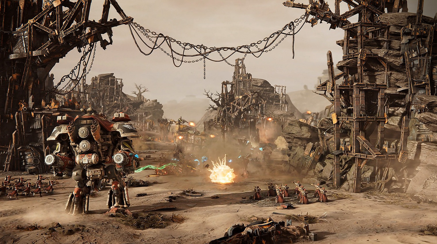 Кроме Dawn of War 4 к выходу готовится другая стратегия по мотивам «Вархаммера» — Total War: Warhammer 40,000. © Deep Silver