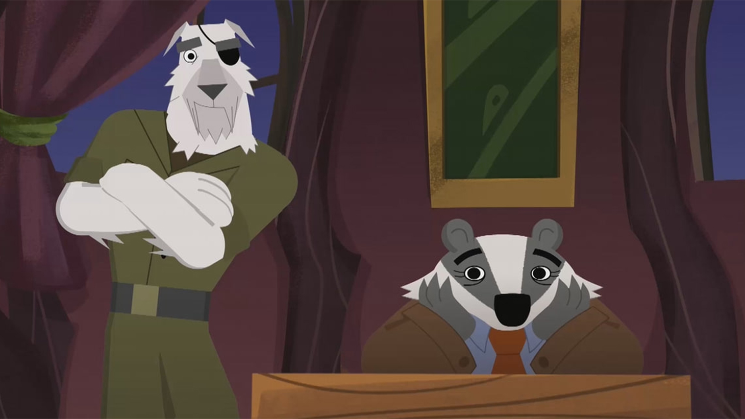 Полкана и Барсука сближают и общие проблемы, и общие воспоминания